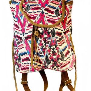 American Eagle Outfitters Fabric Tribal Backpack